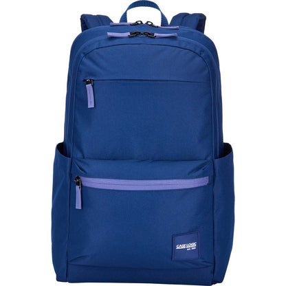 Front View of Blue Case Logic Uplink Backpack plain