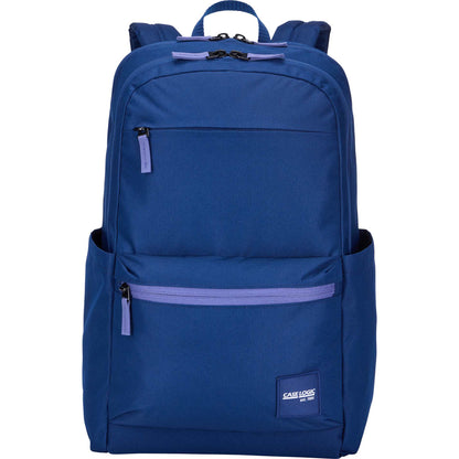 Front View of Blue Case Logic Uplink Backpack plain