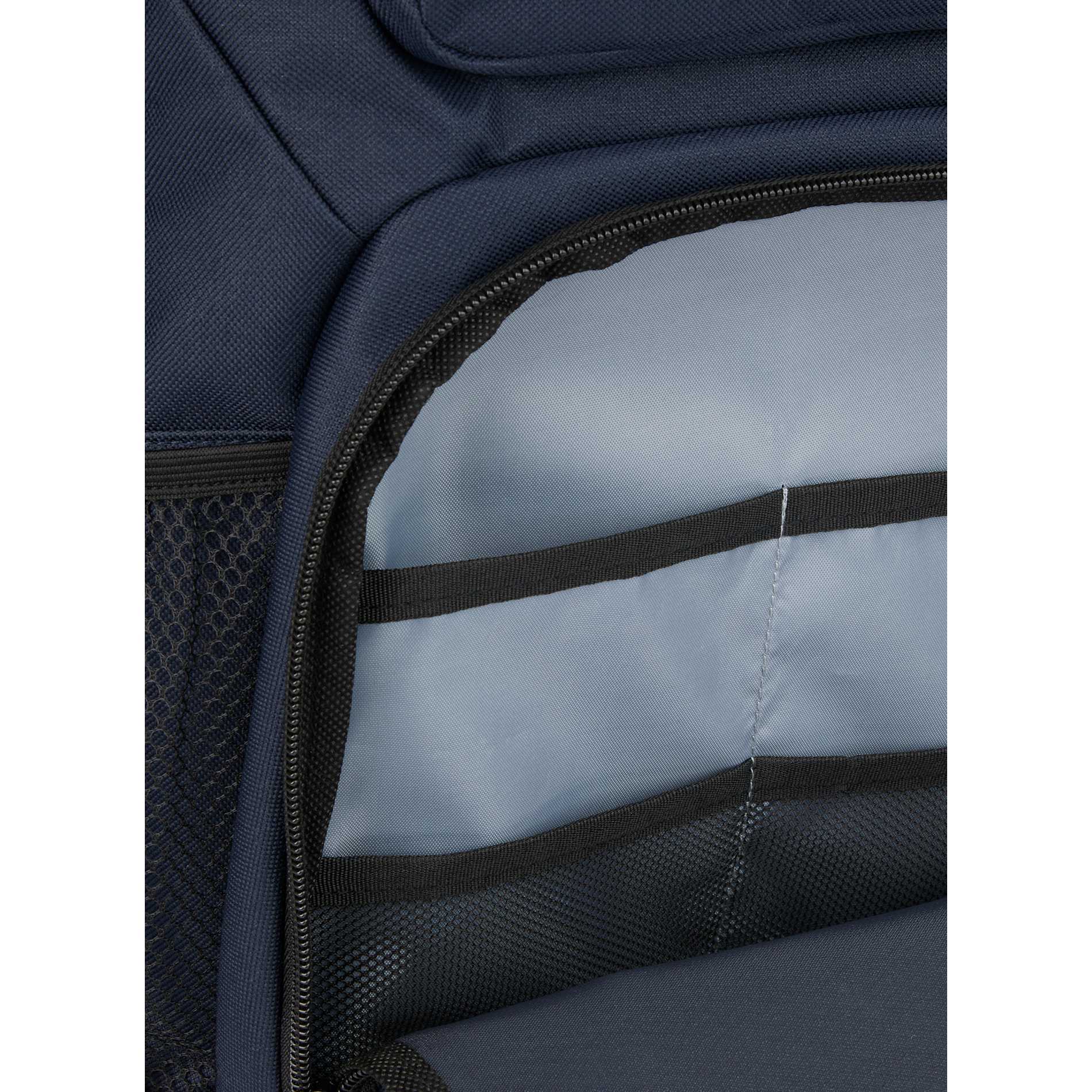 Front View of Blue Commander Recycled 16" Computer Backpack