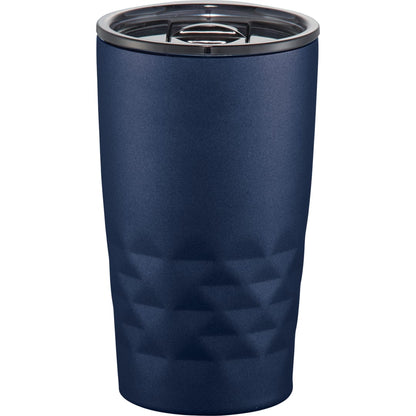 Front View of Blue Copper Vacuum Insulated K Mini Tumbler 14oz plain