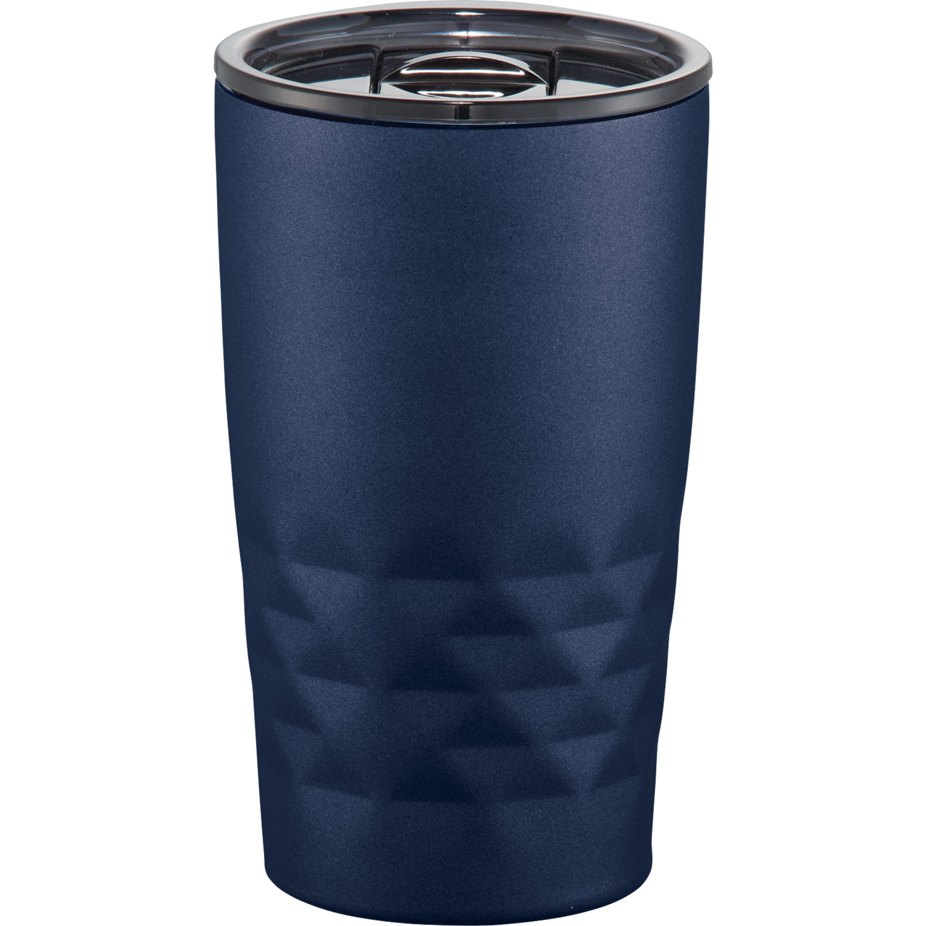 Front View of Blue Copper Vacuum Insulated K Mini Tumbler 14oz plain