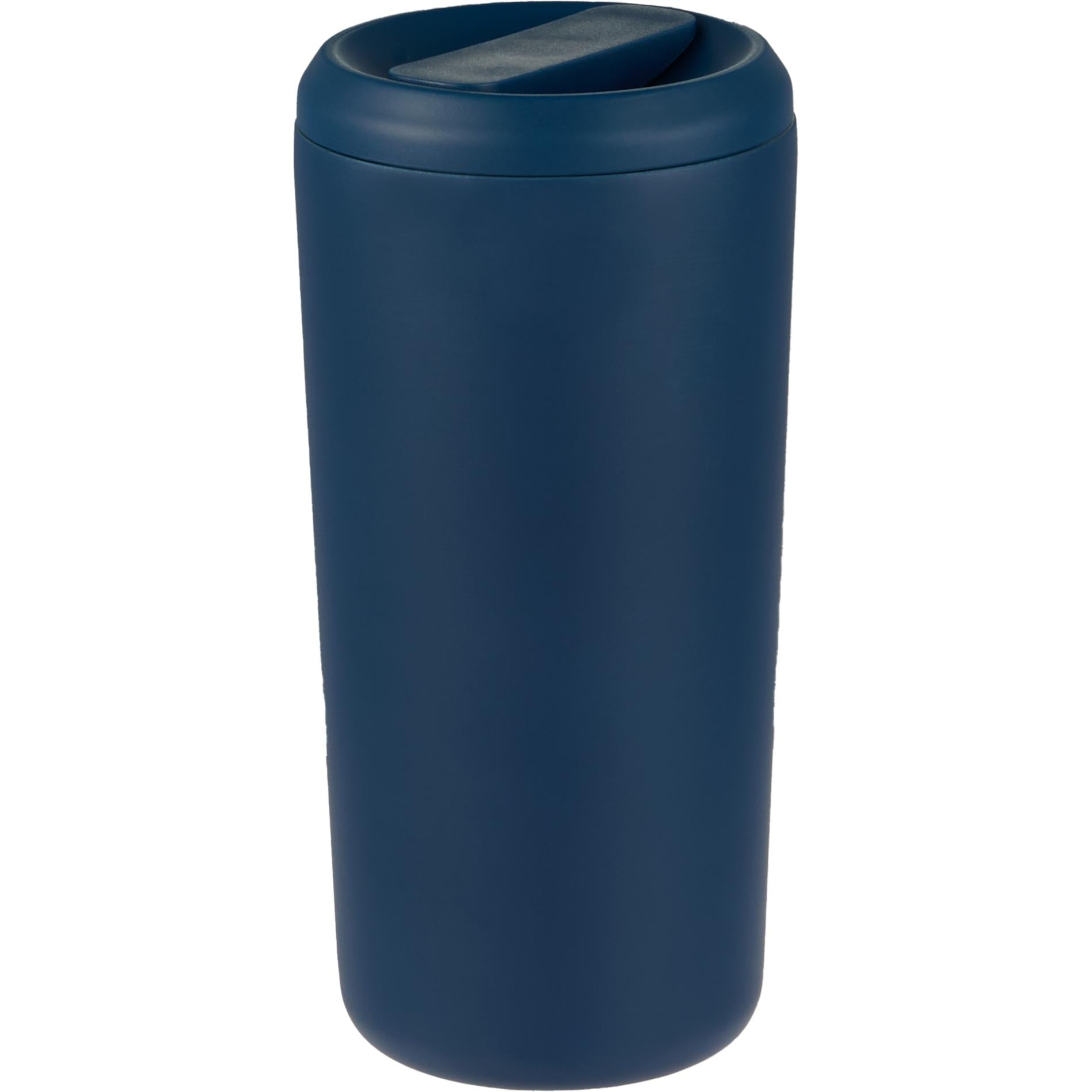 Front View of Blue Drake Eco-Friendly Vacuum Insulated  Tumbler 16oz plain