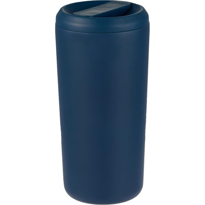 Front View of Blue Drake Eco-Friendly Vacuum Insulated  Tumbler 16oz plain