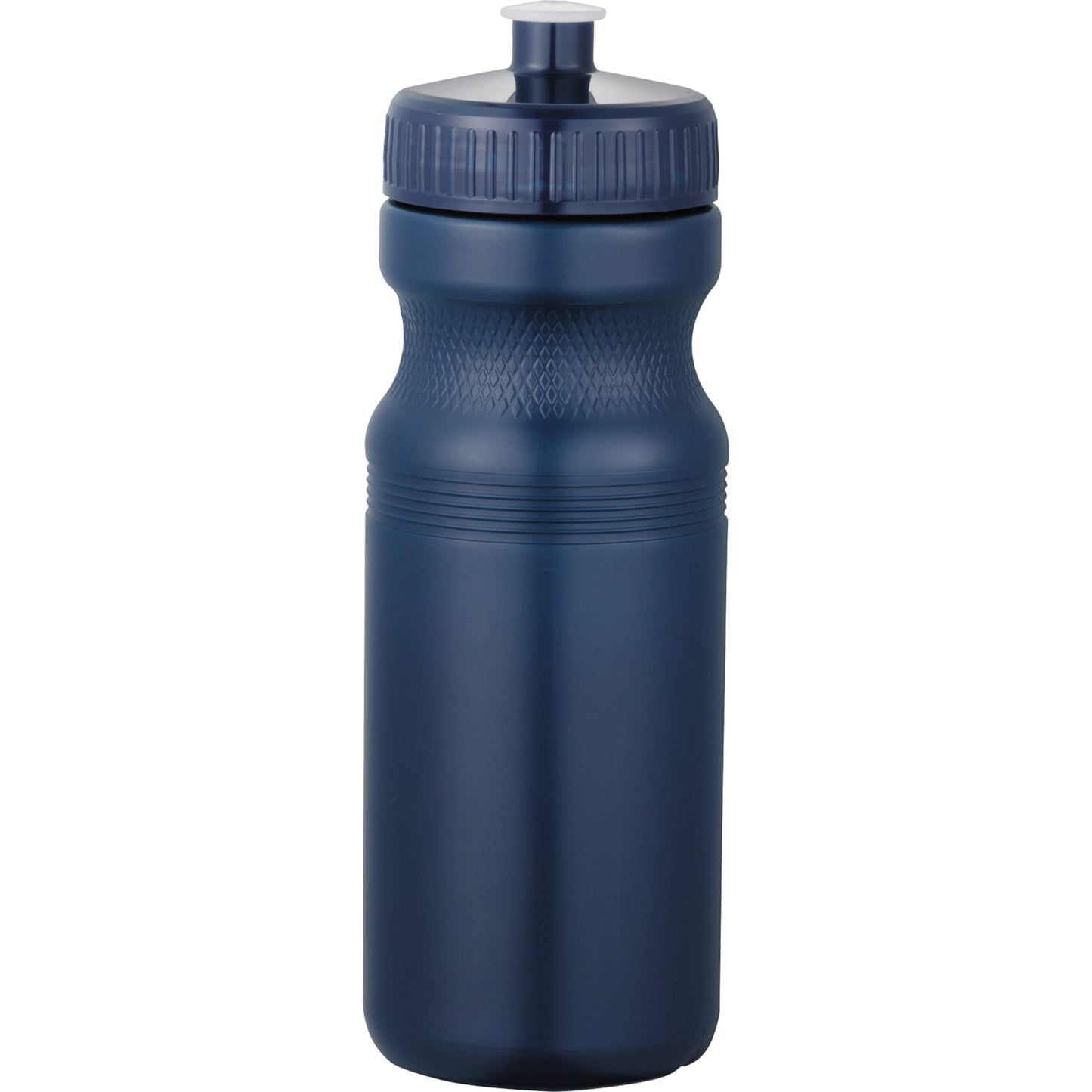 Front View of Blue Easy Squeezy Spirit 24oz Sports Bottle plain