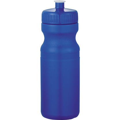 Front View of Blue Easy Squeezy Spirit 24oz Sports Bottle plain