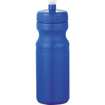 Front View of Blue Easy Squeezy Spirit 24oz Sports Bottle plain