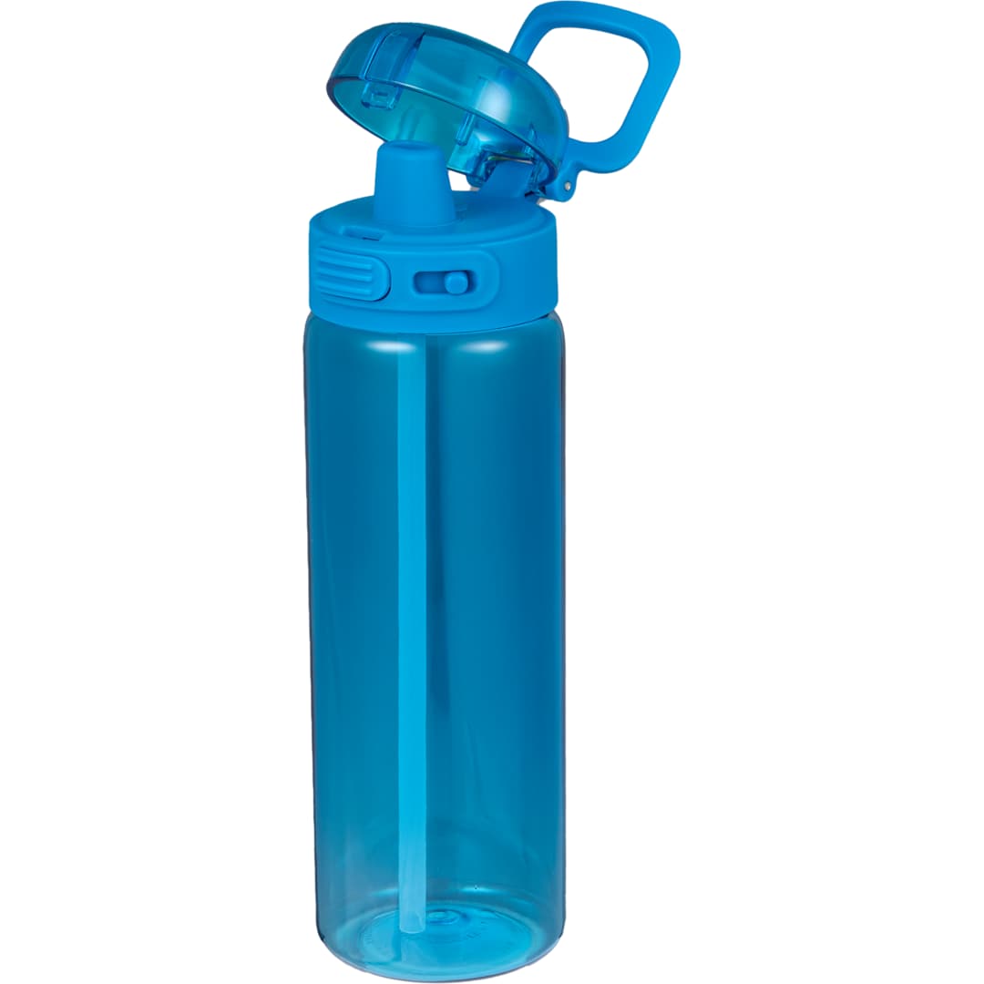 Front View of Blue Era Recycled Plastic Bottle 27oz plain