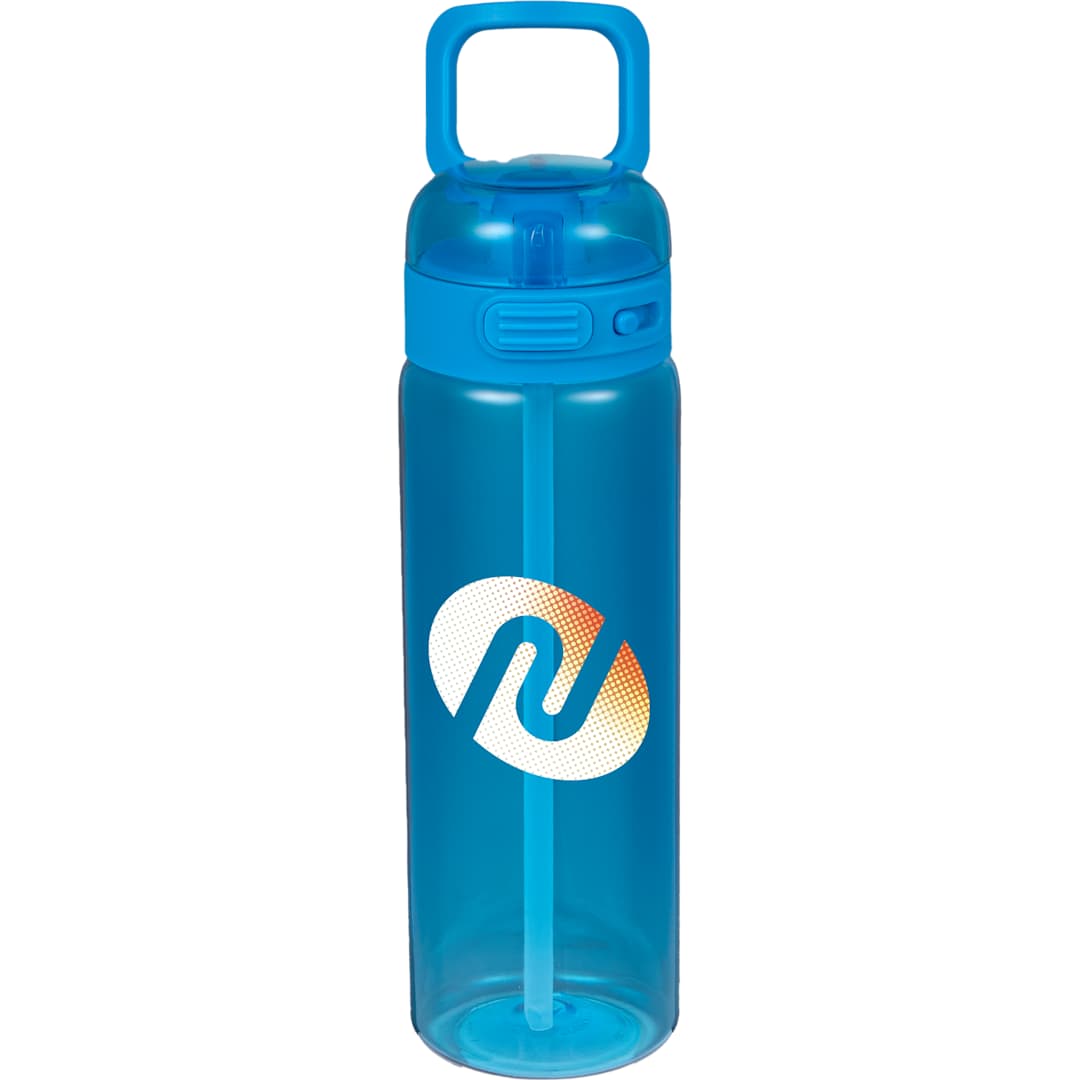 Front View of Blue Era Recycled Plastic Bottle 27oz