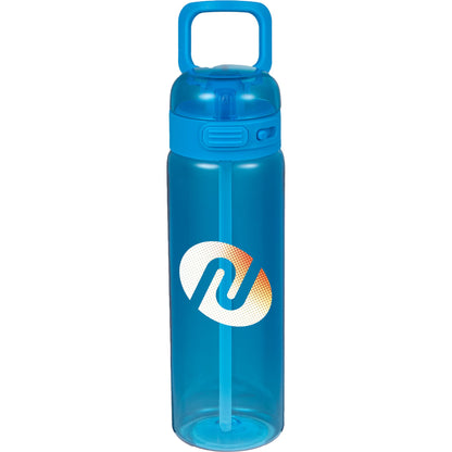 Front View of Blue Era Recycled Plastic Bottle 27oz