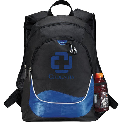 Front View of Blue Explorer Backpack