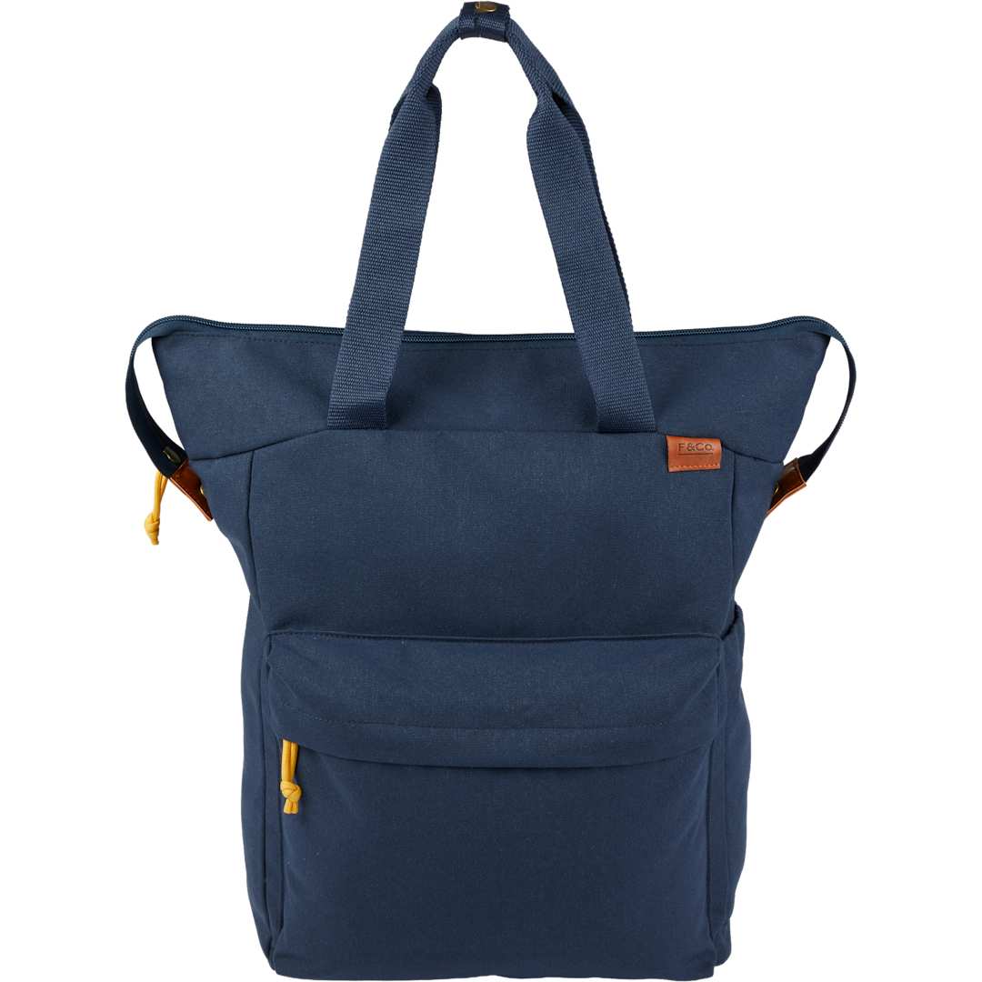 Front View of Blue Field & Co Parks Backpack plain