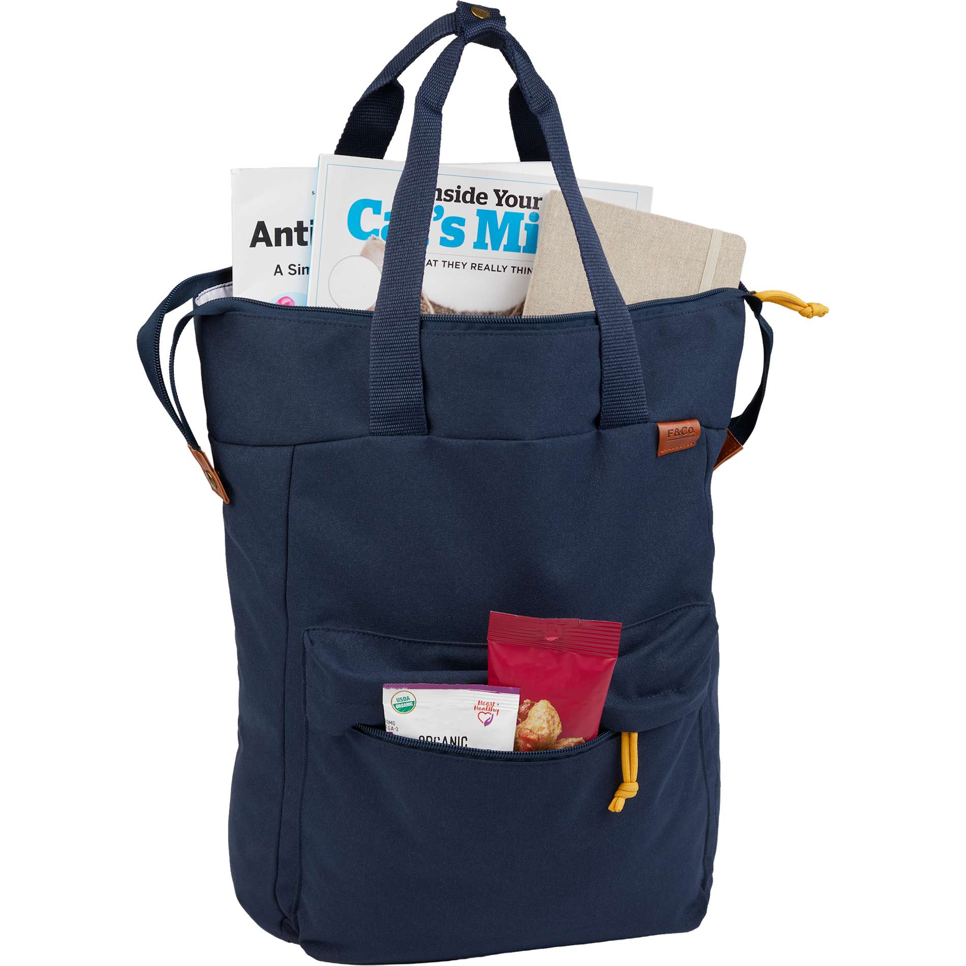 Front View of Blue Field & Co Parks Backpack