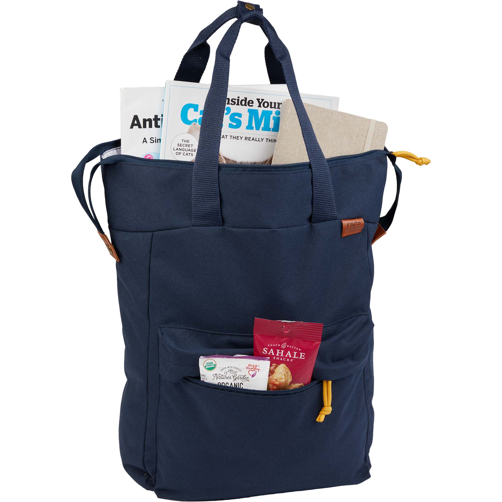Front View of Blue Field & Co Parks Backpack