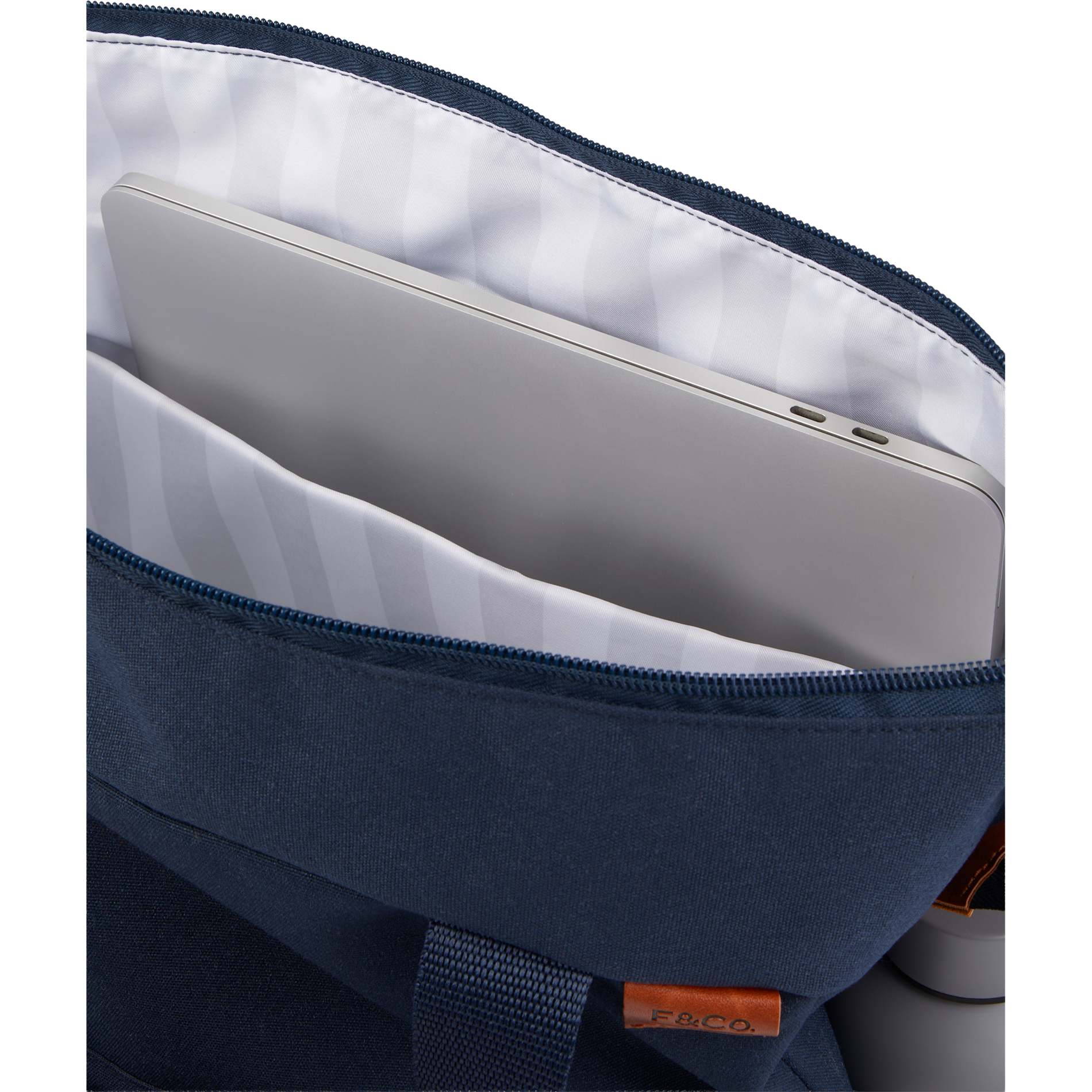 Front View of Blue Field & Co Parks Backpack