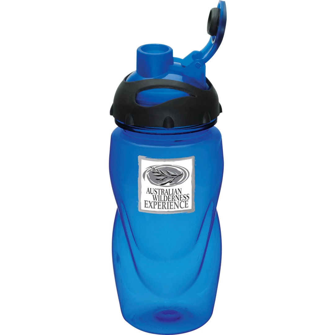 Front View of Blue Gobi 17oz Sports Bottle