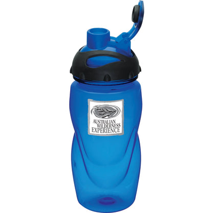 Front View of Blue Gobi 17oz Sports Bottle