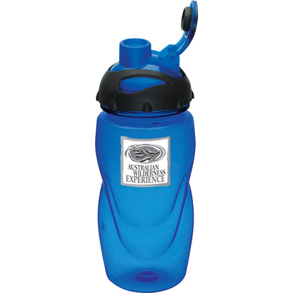 Front View of Blue Gobi 17oz Sports Bottle