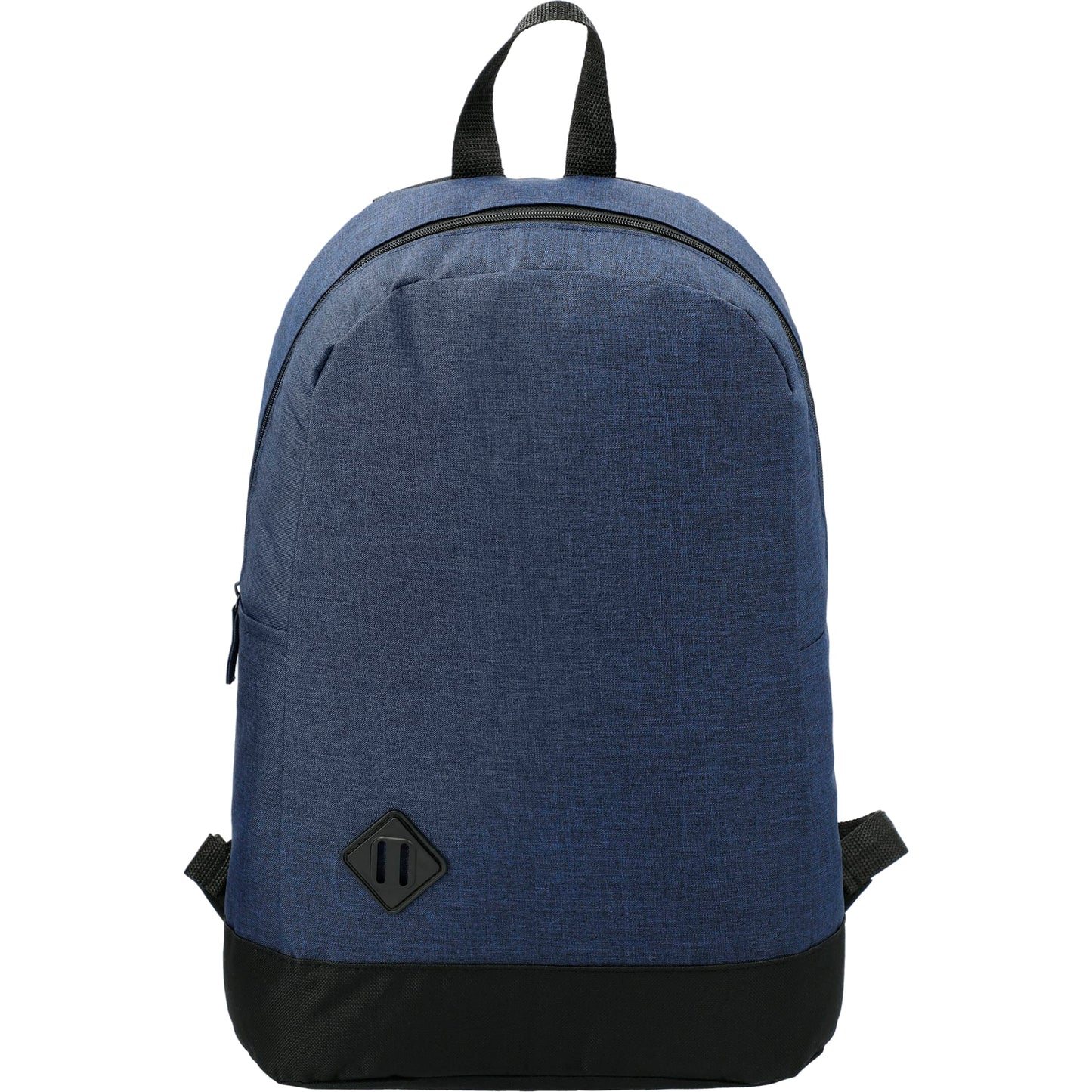 Front View of Blue Graphite Dome 15" Computer Backpack plain