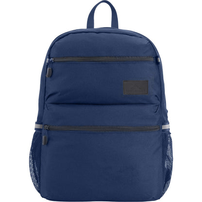 Front View of Blue High Sierra Recycled Inhabit 15" Laptop Backpack plain