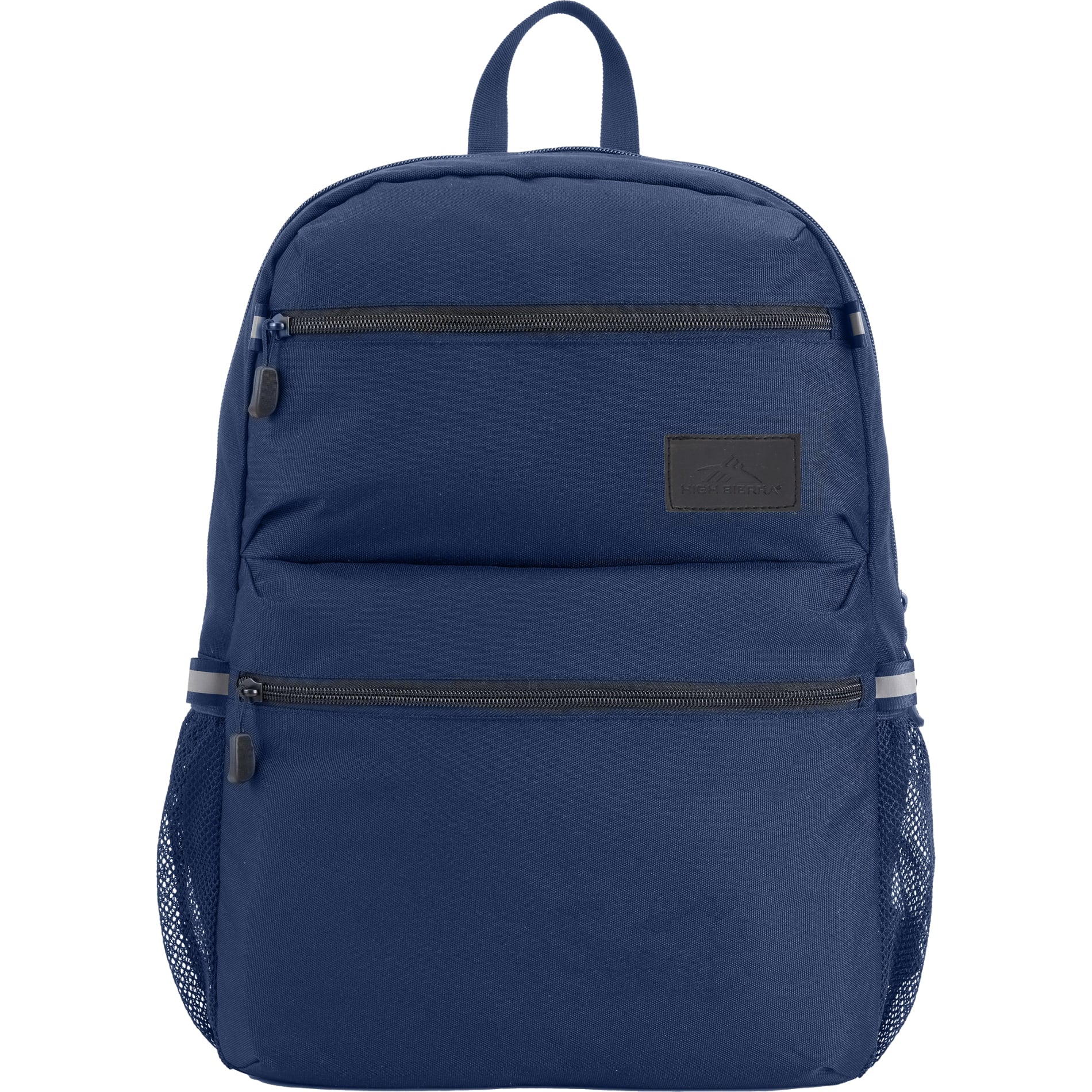 Front View of Blue High Sierra Recycled Inhabit 15" Laptop Backpack plain