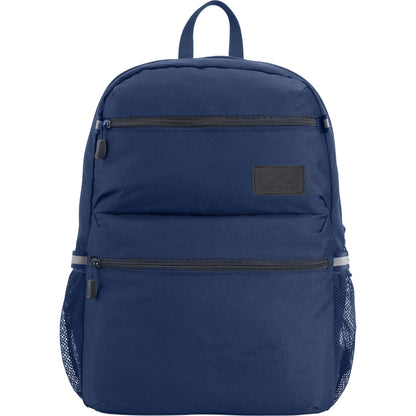 Front View of Blue High Sierra Recycled Inhabit 15" Laptop Backpack plain