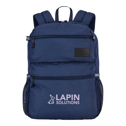Front View of Blue High Sierra Recycled Inhabit 15" Laptop Backpack