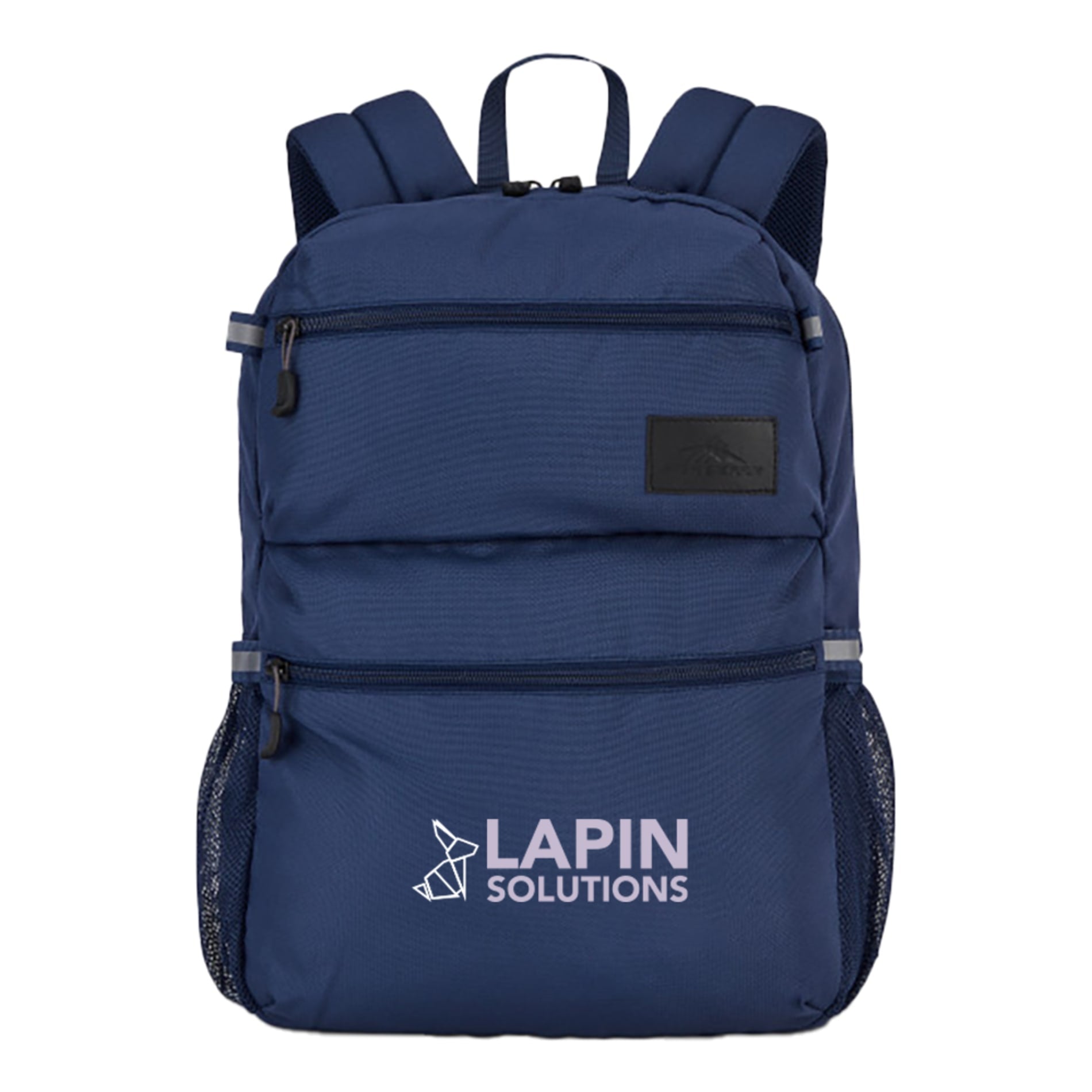 Front View of Blue High Sierra Recycled Inhabit 15" Laptop Backpack