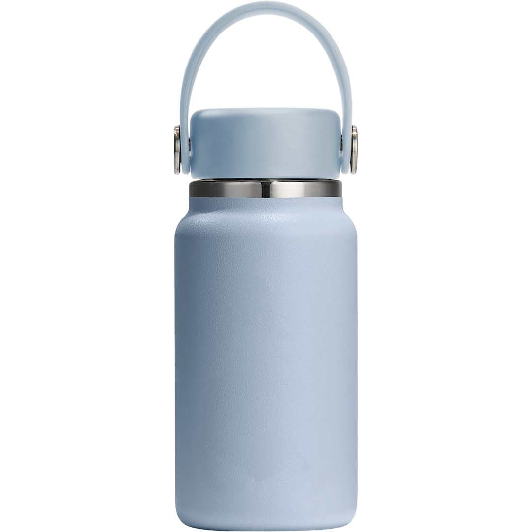 Front View of Blue Hydro Flask® Micro Hydro Bottle 200ml plain