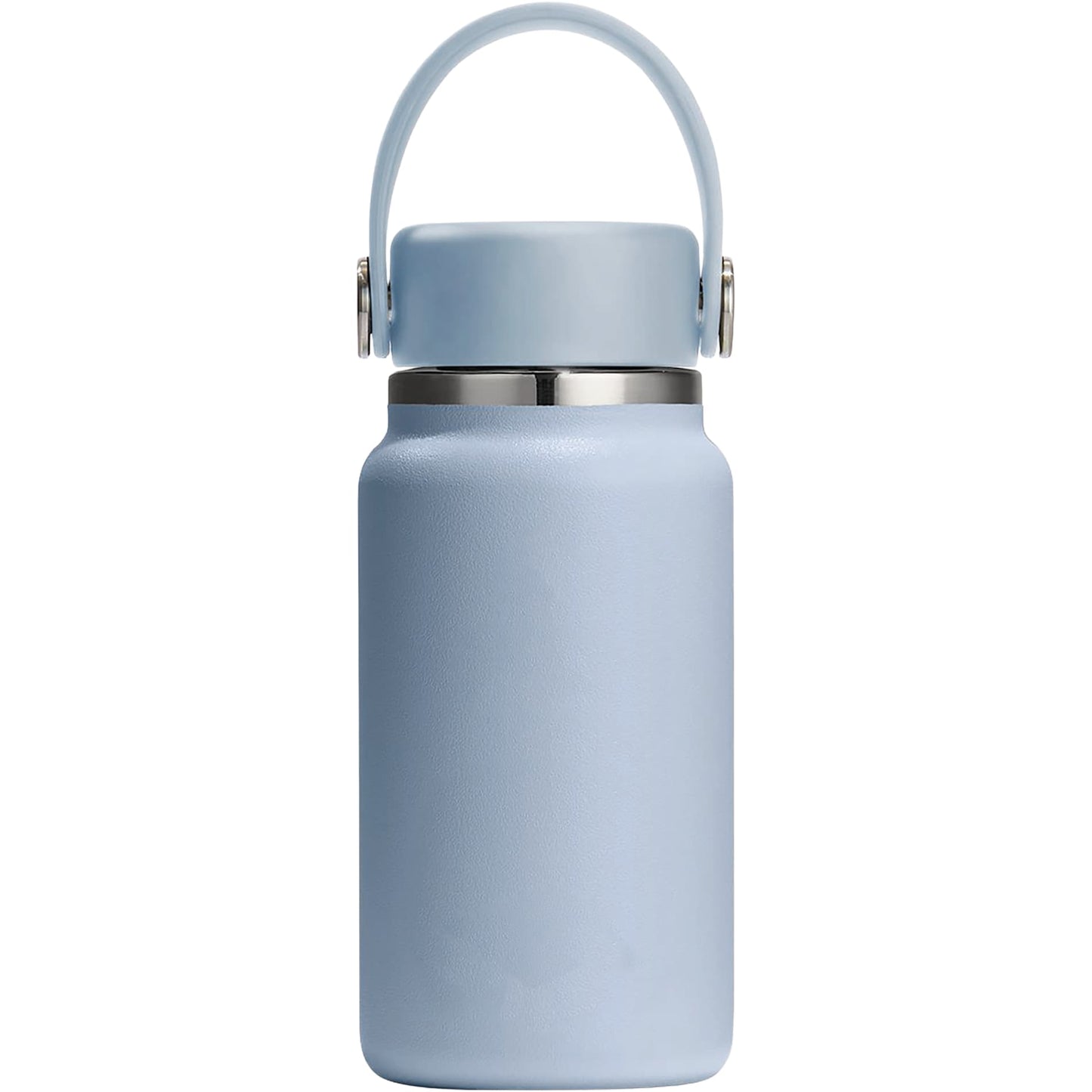 Front View of Blue Hydro Flask® Micro Hydro Bottle 200ml plain