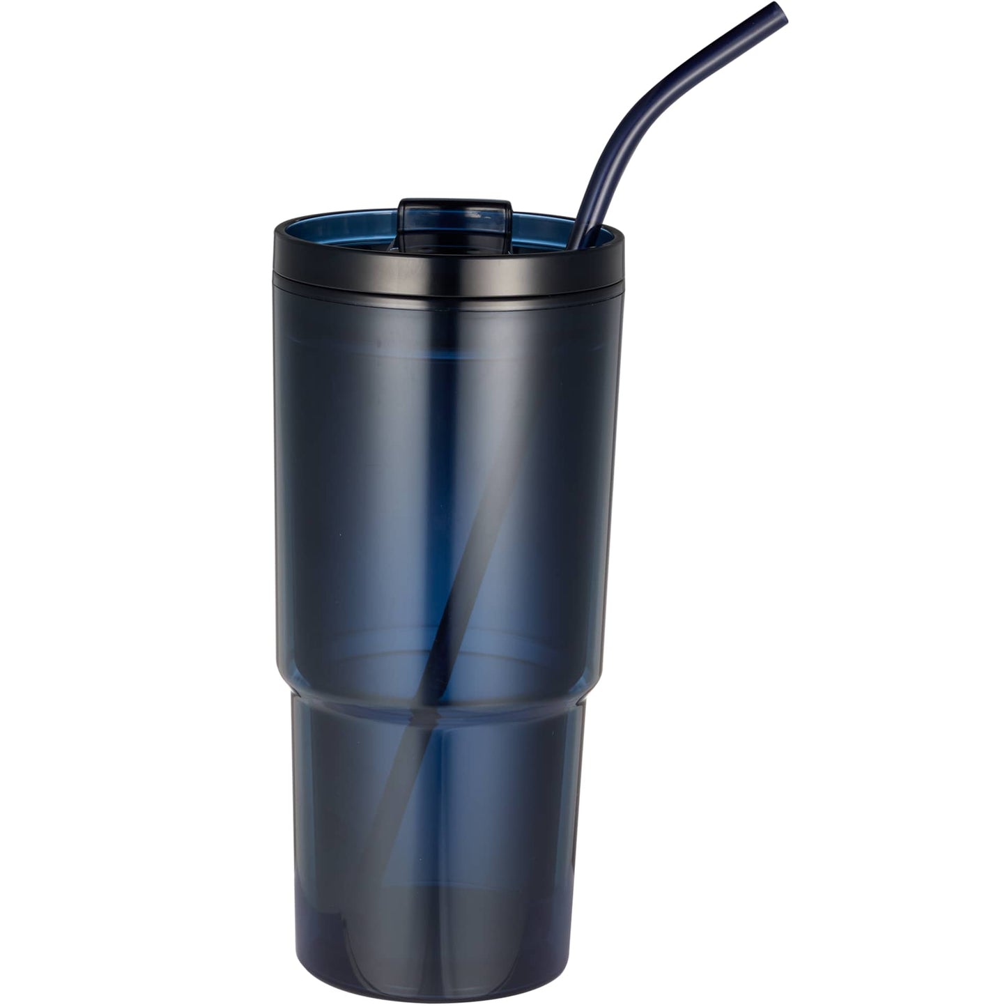Front View of Blue Mia Recycled Acrylic Tumbler 24oz plain