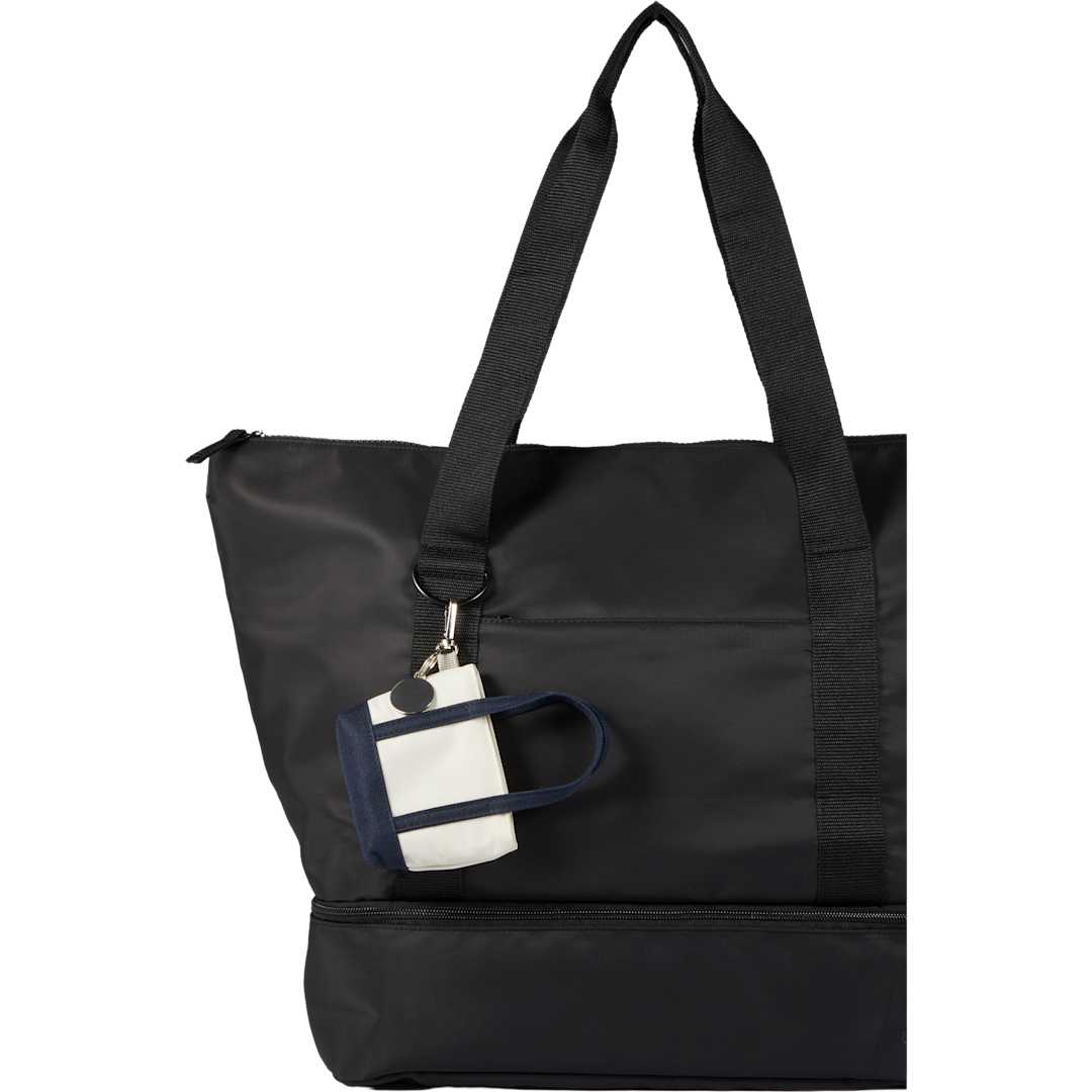 Front View of Blue Mini Tote Bag Charm