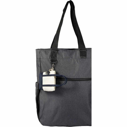 Front View of Blue Mini Tote Bag Charm