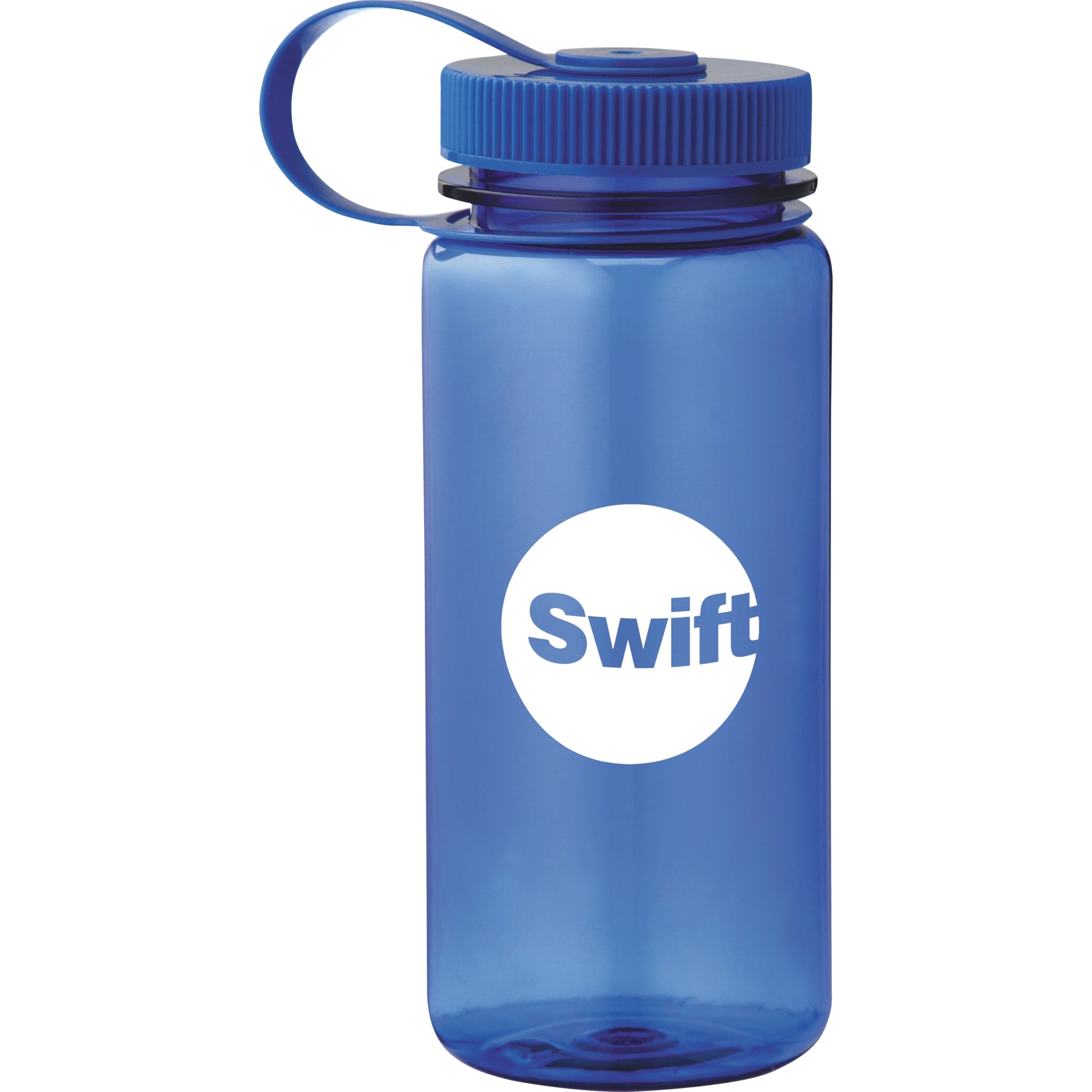 Front View of Blue Montego 21oz Sports Bottle