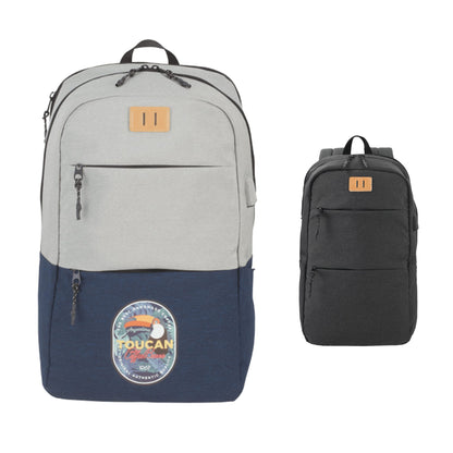 Front View of Blue NBN Linden 15" Computer Backpack