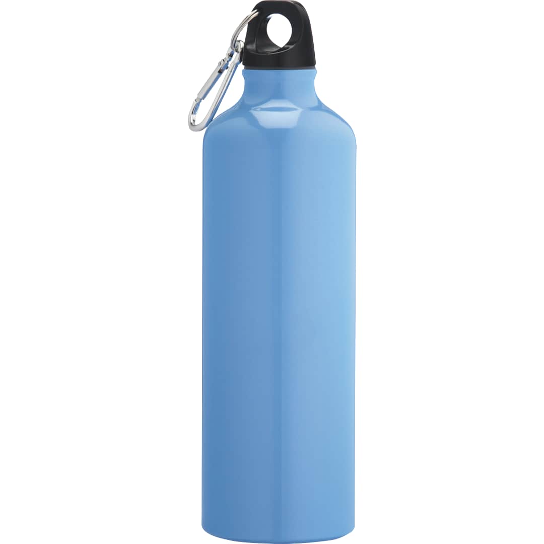 Front View of Blue Pacific 26oz Aluminum Sports Bottle plain