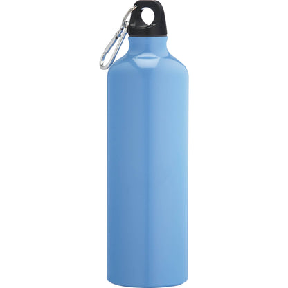 Front View of Blue Pacific 26oz Aluminum Sports Bottle plain