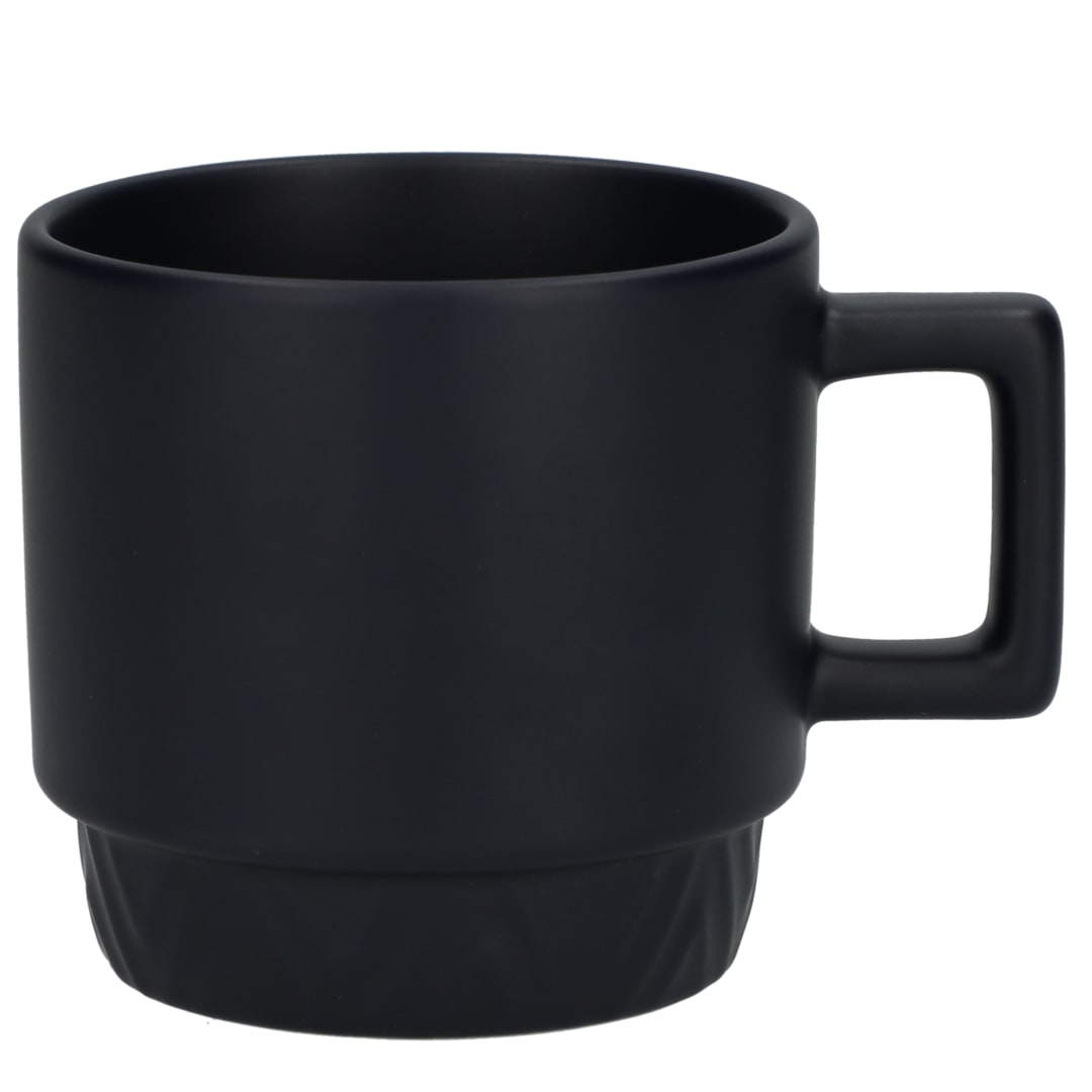 Front View of Blue Paco 12oz Ceramic Mug plain