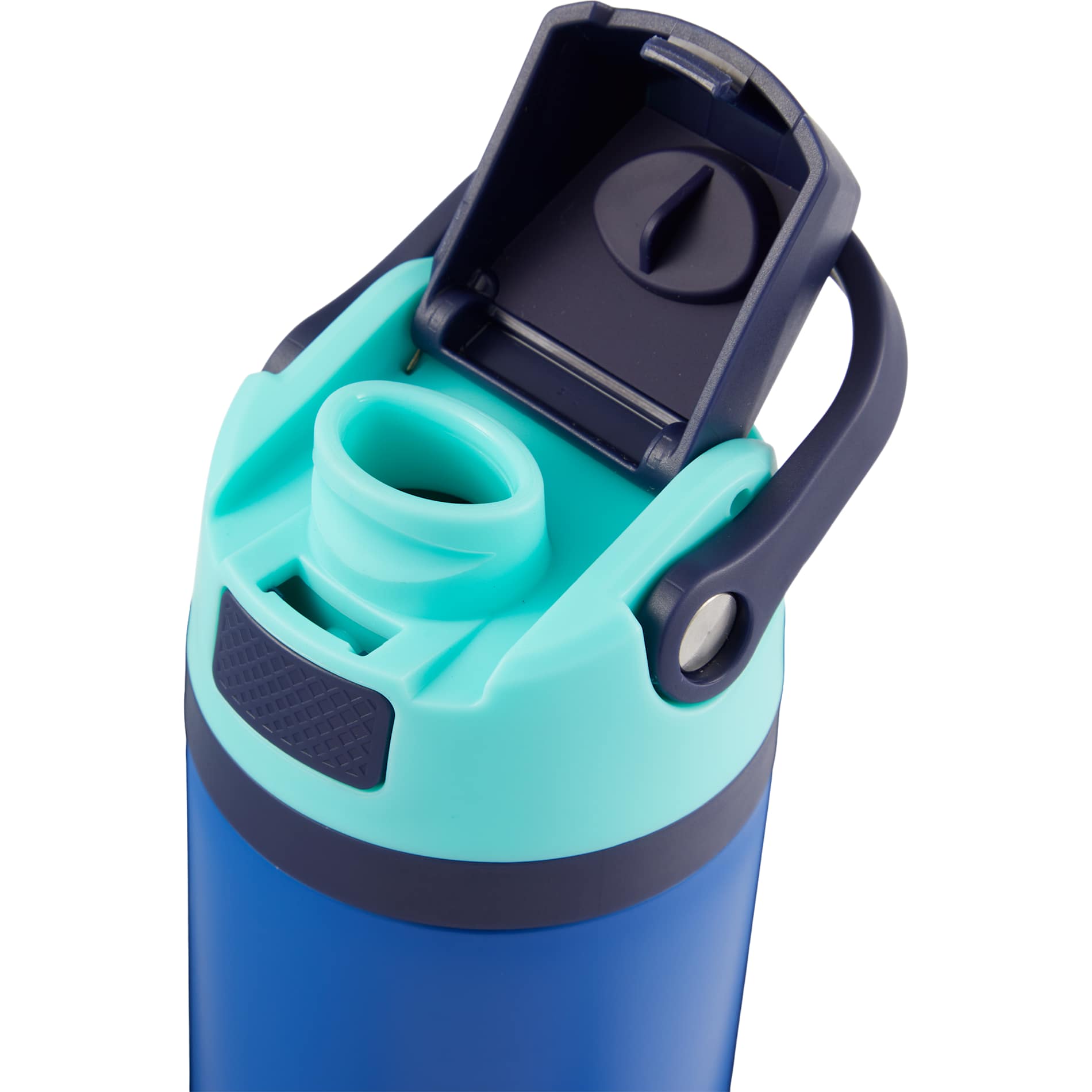 Front View of Blue Reef 24oz Vacuum Recycled Stainless-steel Bottle