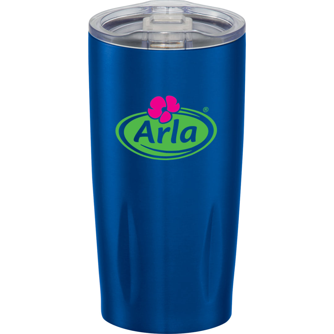 Front View of Blue Rocky 20oz Vacuum Tumbler