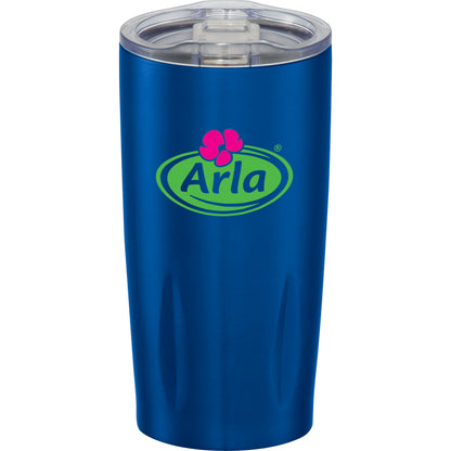 Front View of Blue Rocky 20oz Vacuum Tumbler