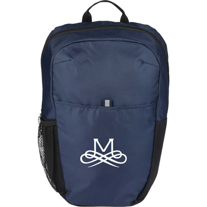 Front View of Blue Rocky Recycled 15" Computer Backpack