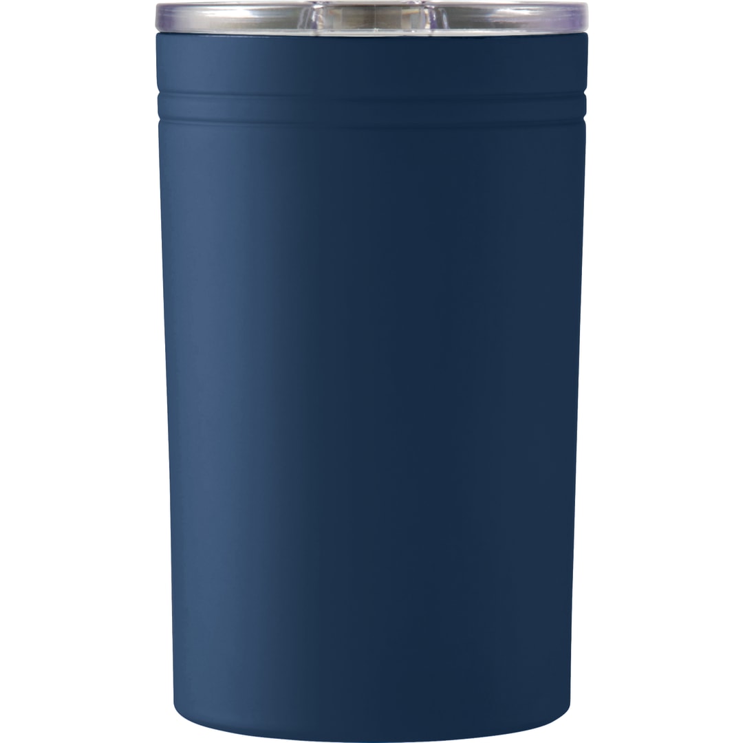 Front View of Blue Sherpa 11-oz. Vacuum Tumbler & Insulator plain