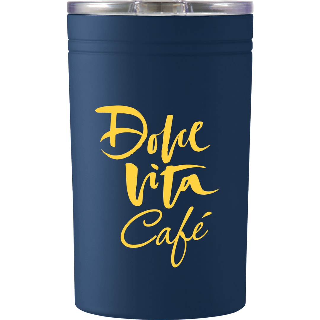 Front View of Blue Sherpa 11-oz. Vacuum Tumbler & Insulator