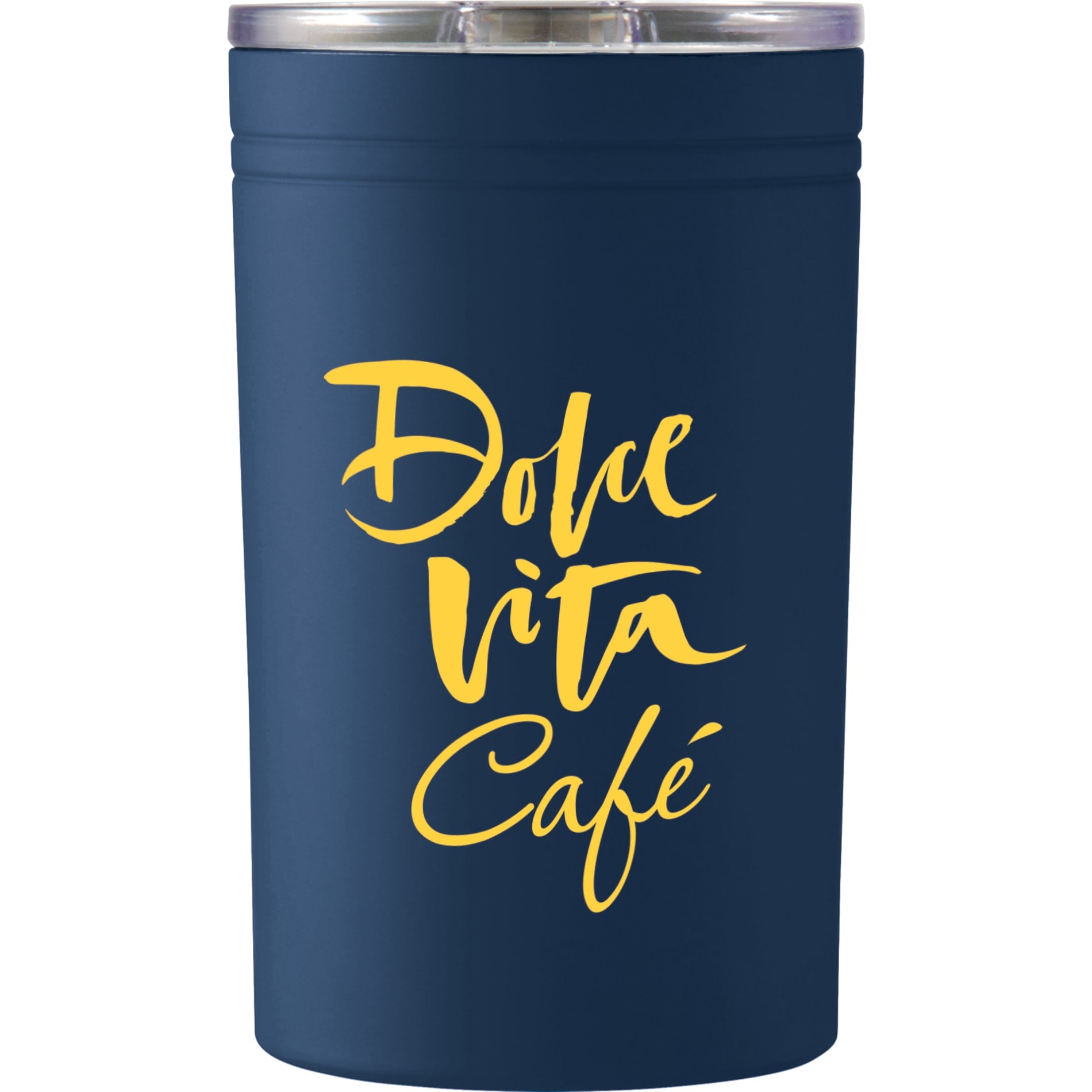 Front View of Blue Sherpa 11-oz. Vacuum Tumbler & Insulator