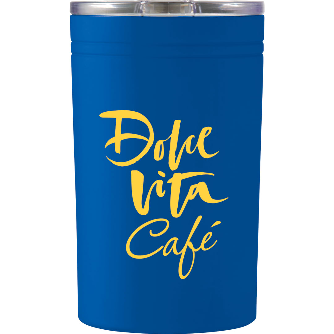 Front View of Blue Sherpa 11-oz. Vacuum Tumbler & Insulator