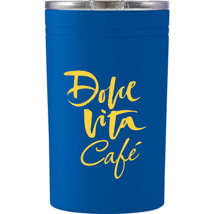 Front View of Blue Sherpa 11-oz. Vacuum Tumbler & Insulator