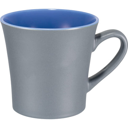 Front View of Blue Stormy Ceramic Mug 12oz plain