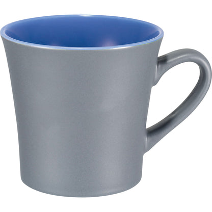 Front View of Blue Stormy Ceramic Mug 12oz plain