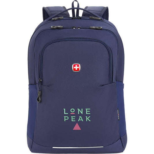 Front View of Blue Swiss Gear Ridgeline Backpack