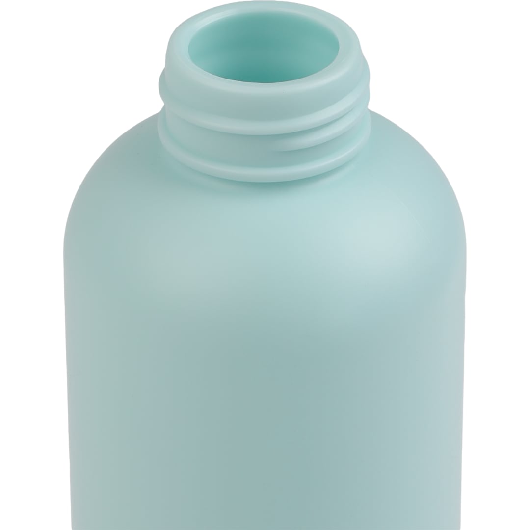 Front View of Blue Tania Recycled Bottle w/ FSC® Bamboo Lid 26oz